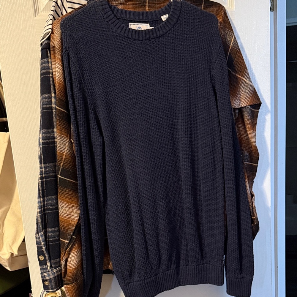 Southern Tide Men's Dark Blue Crewneck Sweater